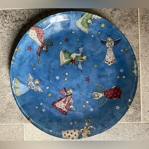 Colorful Angel Themed Plate